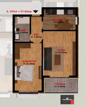 Garsoniere si Apartamente doua camere. Comision 0% - imagine 13