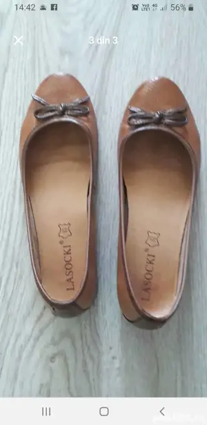 Vand opincute dama din piele 