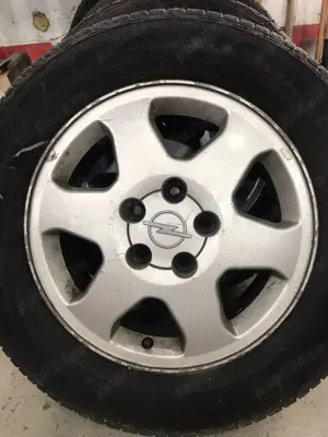 Anvelope auto de vară cu jante aliaj+ o rezerva 