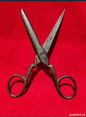 Foarfeca veche din oțel forjat, anii 1800-1850