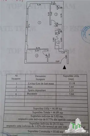 Apartament elegant - 2 camere - vanzare - Lidl Bariera - imagine 13