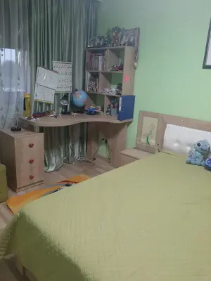 birou +pat cu noptiere+saltea ortopedica - imagine 5