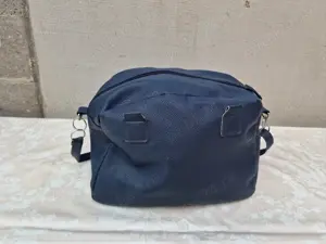 Carla Faustini, poseta dama, geanta messenger, piele ecologica, Blue - imagine 4