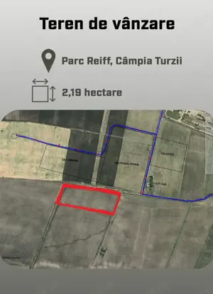 Teren extravilan 21.900 mp   Parcul Industrial Reiff, Câmpia Turzii