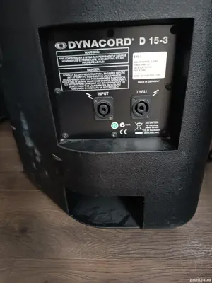 Boxe Dynacord model D 15-3 - imagine 4