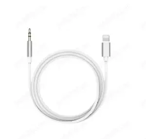 Cabluri lightning jack iPhone conectare audio la auxiliar masina , 1m lungime , noi sigilate - imagine 2