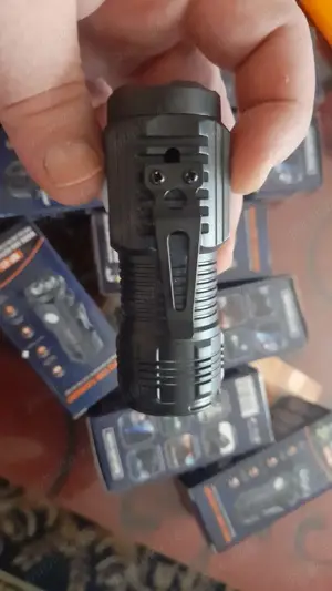 lanterne de buzunar magnetice 3 leduri lumina puternica acumulator litiu incarcare usb type c , noi - imagine 4