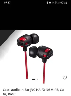 Casti Audio JVC X-Bass Profund Produs Original  - imagine 2