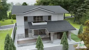 Vila superba in lucru, in zona exclusivista ROSU-DUDU-PADURE, 580 mp teren, 271 mp construiti, ideal - imagine 3