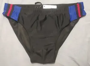 SLIP de BAIE negru pentru bărbați și adolescenți, mărimea 56