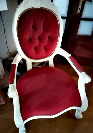 Fotoliu,jilt,scaun elegant,retapitat - imagine 3