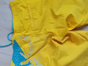 Pantaloni inot, plaja, baie Adidas Line Wave There Stripes Mens Swimwear Size S - imagine 3