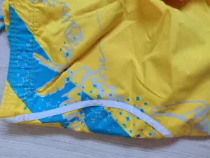 Pantaloni inot, plaja, baie Adidas Line Wave There Stripes Mens Swimwear Size S - imagine 4