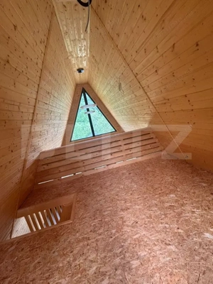 Cabana A Frame, in zona linistita - imagine 11