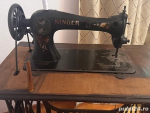 Vand masina de cusut Singer veche  - imagine 4