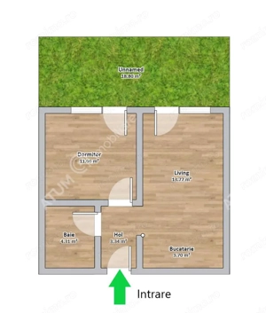 Apartament 2 camere curte si parcare in zona The Lake Home din Sibiu - imagine 4