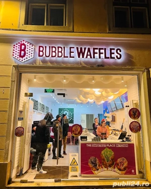 Vând afacere complet echipată   Bubble Waffles   preluare imediată