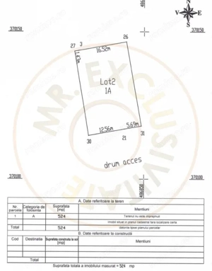 Teren 500 mp intravilan Smeura Stoenari - 4 loturi - imagine 5