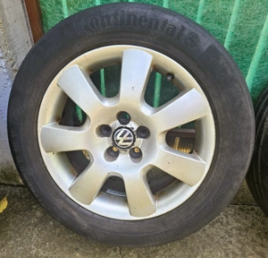 Vând jante aluminiu cu anvelope 205/55 R16V