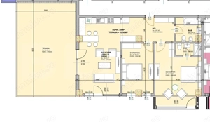 Apartament cu 2 camere, bloc nou, RATE, zona Centrală - imagine 7