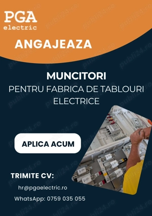PGA Electric angajeaza