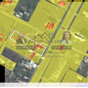 Teren 780 mp/  Berheci, Jud. Galati/ la DN Tecuci-Barlad