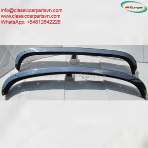 Volkswagen Karmann Ghia (1972-1974) bumpers by stainless steel new  - imagine 3