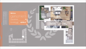 Garsoniera Zona Titan | Decomandată | Bucătărie închisă | Metrou