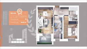 Apartament 2 camere | Decomandat | Preț Promoțional