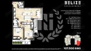 APARTAMENT 3 CAMERE 2 BALCOANE 83 MP