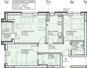Titan 3 camere decomandat 75 mp incalzire in pardoseala - imagine 2