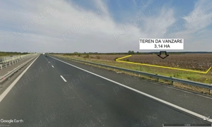 3,14 ha teren langa autostrada A1, pret de ocazie - imagine 4