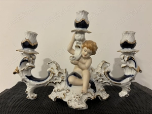 Sfesnic portelan, Curtea de Arges, 3 brate+ingeras, stare buna.