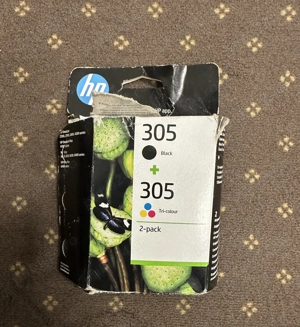 Cartus HP 305   Black + Color, original, cutie deteriorata