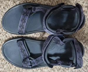 Vand sandale negre masculine de trekking Teva Terra Fi 4