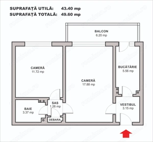 Apartament 2 camere Campia Libertatii - Parc Gheorghe Petrascu - imagine 15