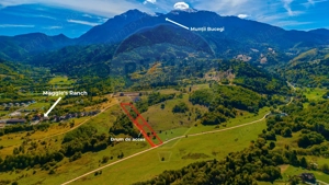 Teren Rasnov -Glajerie, Poiana Velicanului, 1447mp, la str principala