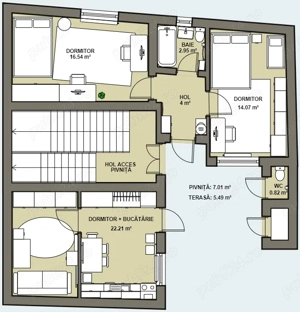 Vând apartament la casă - imagine 2