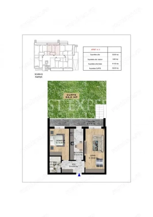 2 Camere Direct Dezvoltator cu Gradina - imagine 5