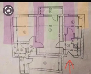 Apartament 3 camere confort 1 Trivale  - imagine 9