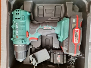 Parkside  20V- Masina de insurubat si  gaurit cu incarcator si acumulator  - imagine 2