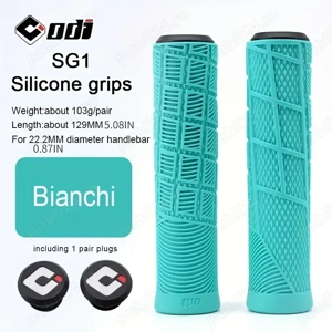 Mansoane Odi ergonomice moi confortabile ghidon bicicleta mtb culoare Bianchi