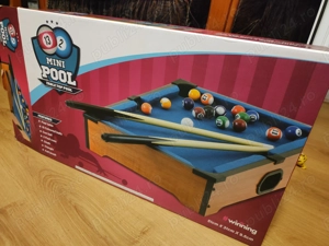 Joc Mini Biliard de masa sau Joc Mini Air Hockey (Noi din Lemn)