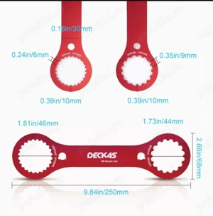 Cheie butuc pedalier Shimano Hollowtech II sau Sram DUB BSA bicicleta - imagine 2