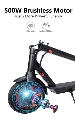 Trotineta electrica lumini ambientale 500W 70km baterie 15Ah + EXTRA - imagine 3