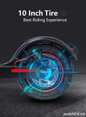 Trotineta electrica lumini ambientale 500W 70km baterie 15Ah + EXTRA - imagine 4