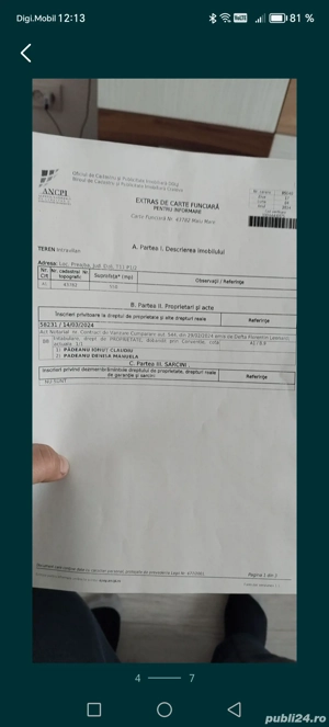 Teren intravilan 550mp - imagine 3