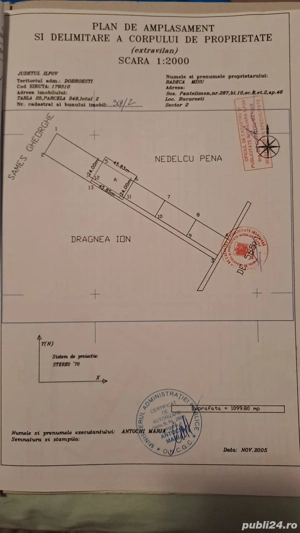 Vand teren in Dobroesti 1289 mp