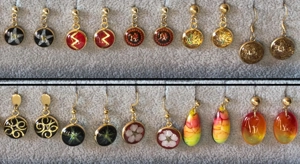 Vand cercei realizati din rasina epoxidica !