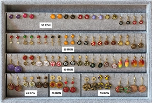 Vand cercei realizati din rasina epoxidica !